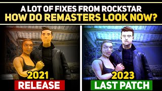 RELEASE VS NOW  HOW GTA TRILOGY REMASTERS LOOK AFTER ALL THESE HUGE PATCHES [upl. by Assanav]