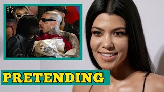 PRETENDING🛑 Why celebrity couples like Kourtney Kardashian and Travis Barker pretend french kiss [upl. by Mialliw]