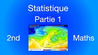 StatistiquePartie 1Maths2nd [upl. by Gambrill]