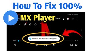 How To Fix MX Player EAC3 Audio Not Supported Problem  This audio format EAC3 is not supported [upl. by Nessy764]