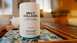 Multi Collagen Protein Capsules  5 Types of Collagen Peptides  Codeage [upl. by Naujtna]