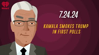 KAMALA SMOKES TRUMP IN FIRST POLLS  72424  Countdown with Keith Olbermann [upl. by Eirotal70]