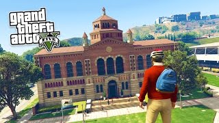 GTA 5 PC Mods  REAL LIFE MOD 1 GTA 5 School amp Jobs Roleplay Mod Gameplay GTA 5 Mod Gameplay [upl. by Persse]