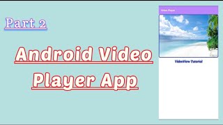 How to play video from url using VideoView  Android Studio Tutorial [upl. by Annmarie777]