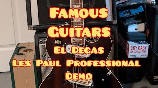 El Degas Les Paul Professional Demo [upl. by Delora]