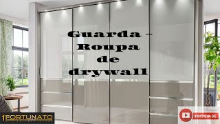 Guarda roupa de drywall casal [upl. by Eiramesor]