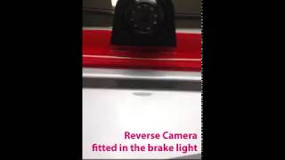 Reverse Camera in new Vauxhall Vivaro [upl. by Azerila]