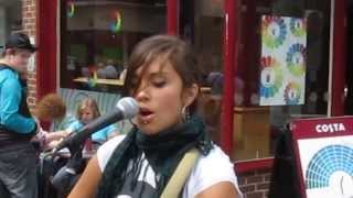 Canterbury Busking singing guitarist Lauren 26 July 2010 [upl. by Aira]