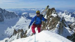 Aiguille dArgentière Voie Whymper descente Glacier du Milieu [upl. by Leamiba684]