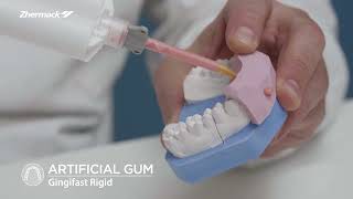 Dental Lab Procedure for Single Unit Crown  Pressable Ceramic Crown  Chapter 6 Artificial gum [upl. by Enirual]