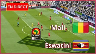 Eswatini vs Mali en direct Éliminatoires Coupe dAfrique Simulation de football Gameplay PC [upl. by Enreval]