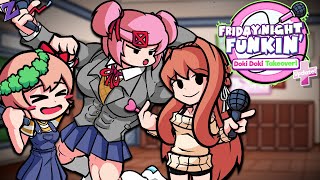 ADORABLE SKINSand BUFFSUKI  FNF Doki Doki Takeover Plus [upl. by Melosa568]