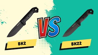 Kabar Becker BK2 VS BK22 [upl. by Aschim441]