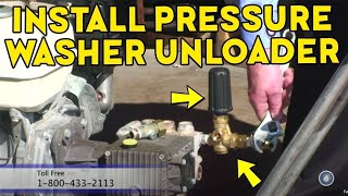 How to Test and Install A Pressure Washer Unloader with Larry Hinckley [upl. by Bendite]