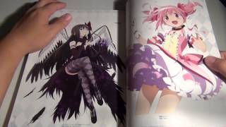 Madoka Magica Rebellion The Movie Art book Review [upl. by Amaras]