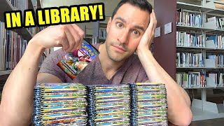 SHHHBIG OPENING IN LIBRARY Over 50 PACKS of Pokemon Cards [upl. by Aihtnis]