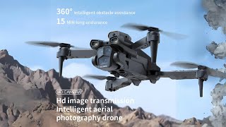 New H12 Mini Drone 8K Professinal Three Camera Wide Angle Optical Flow Localization [upl. by Bocyaj]