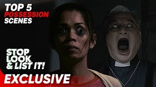 Top 5 Possession Horror Movies  Stop Look and List It [upl. by Aninahs328]