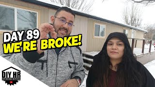 We are over budget but we have a plan day 89 DIY mobile home renovation journey [upl. by Shulem]