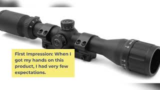 Hammers 3 9x32AO Air Rifle Scope Review [upl. by Haidedej]