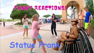 Uptown Art Expo  Statue Prank [upl. by Shirl446]