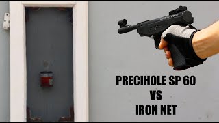 Precihole SP 60 Pistol Shooting Test on Iron Net [upl. by Gracie]