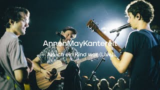 Als ich ein Kind war  AnnenMayKantereit Live in Berlin [upl. by Radley]