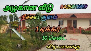 No96 அழகான வீடு நீச்சல் குளம் மற்றும் அழகிய தோட்டம் 110 ஏக்கர் நிலம் விற்பனைக்கு 👉 8428892889 [upl. by Raphaela]