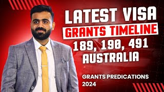 Australia Visa Processing Grant Time 491 190 189  Australian Immigration News Update 2024 [upl. by Felike]