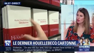 quotSérotoninequot le dernier livre de Michel Houellebecq cartonne chez les libraires [upl. by Llerraf]