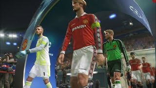 MANCHESTER UNITED 199809 Treble Winner vs MANCHESTER UNITED 201819 I PES 2018 Gameplay [upl. by Hubing]