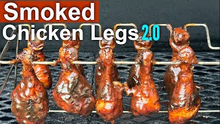 Super Tasty Smoked Chicken Legs On Pellet Grill  Yoder YS640 [upl. by Darrej]