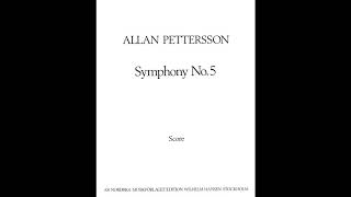 Allan Pettersson  Symphony No 5 score [upl. by Ahsat]