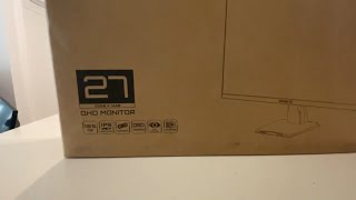 Gigabyte GS27Q 2K 165Hz 27” Monitor Unboxing [upl. by Reidid]