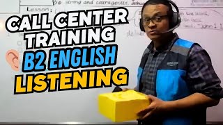 B2 English Listening for Call Center Training • Delivery Issues PART 2 [upl. by Zoltai]