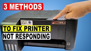 3 METHODS TO FIX THE PRINTER NOT PRINTING  NOT RESPONDING ON EPSON CANON HP PRINTER [upl. by Fidel678]