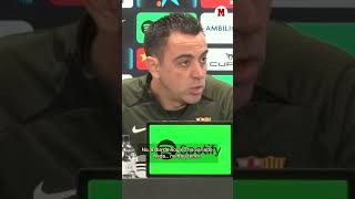 Xavi sobre su continuidad en el Barca quotA día de hoy no ha variado nada paso a pasoquot I MARCA [upl. by Llennahs932]