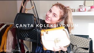 ÇANTA KOLEKSİYONUM DESIGNER BAGS CHANEL GUCCİ YSL LV [upl. by Aztiraj984]