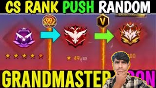 CS RANK push random  free fire 😱 [upl. by Judenberg569]