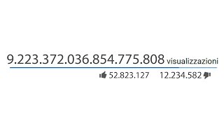 Il numero più alto di visualizzazioni che un video può raggiungere [upl. by Ajssatsan]