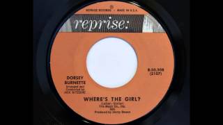 Dorsey Burnette  Wheres The Girl Reprise 20208 1963 [upl. by Maguire183]