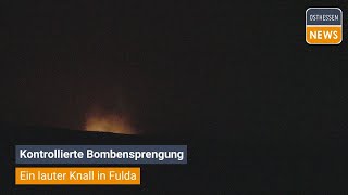 FULDA Erfolgreiche Bombensprengung [upl. by Ennovi]