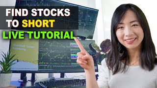 How to Find Stocks to Trade  Live Tutorial Shorting Stocks [upl. by Puglia58]