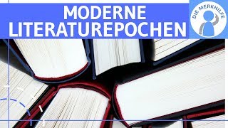 Moderne LiteraturEpochen  Gegenwartsliteratur erklärt  Impression Dada Symbol Surrealismus [upl. by Steele904]