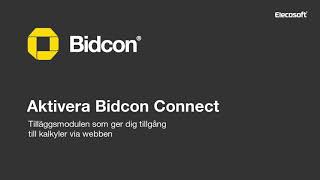 Bidcon Connect aktivering [upl. by Erdnuaed]