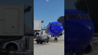 Gate Turnaround Timelapse southwest boeing 737800  N8681M vatsim flightsimulator [upl. by Anad149]