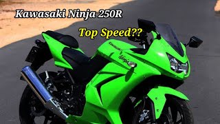 Kawasaki Ninja 250R Top Speed Test😲 [upl. by Melentha]