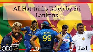 All Hattricks Taken by Sri Lankans Part I Test ODI T20 [upl. by Aimehs]