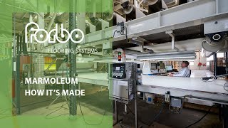 Marmoleum  How Its Made  Forbo Flooring Systems [upl. by Afatsuom]