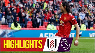 Cavani hits longrange stunner as fans return to Old Trafford  Manchester United 11 Fulham [upl. by Southworth]